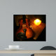 Violin and Candle Wall Mural