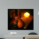 Violin and Candle Wall Mural