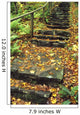 Stone Stairway In Forest Wall Mural