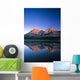 Mount Kidd Reflected In Wedge Pond Wall Mural