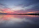 Evening Lake Wall Decal