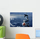 Angler boat big game fishing in saltwater Wall Mural