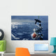 Angler boat big game fishing in saltwater Wall Mural
