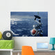 Angler boat big game fishing in saltwater Wall Mural