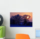 Sun Peeking Through Some Trees Wall Mural