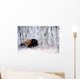 Buffalo In The Snow Wall Mural