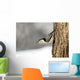 Bird On The Side Of A Tree Wall Mural