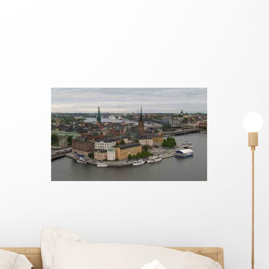 Aerial Stockholm Wall Decal