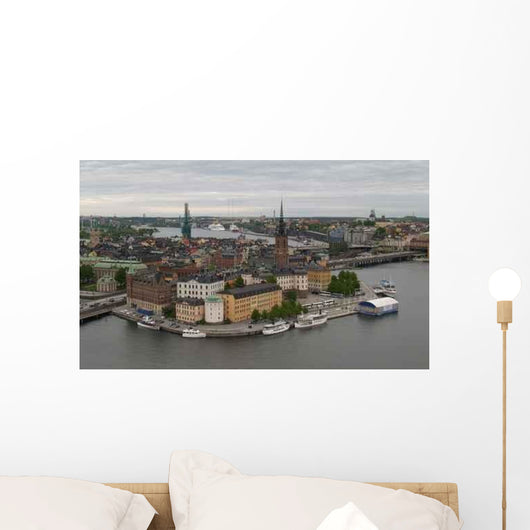 Aerial Stockholm Wall Decal