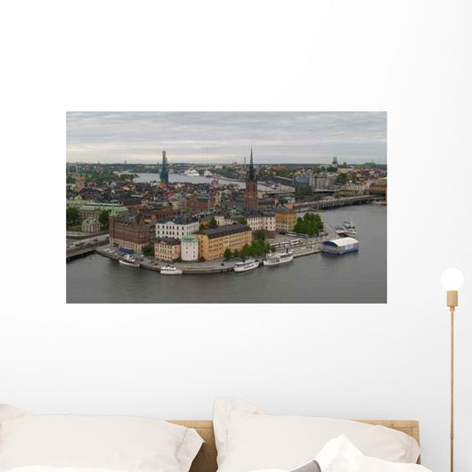 Aerial Stockholm Wall Decal