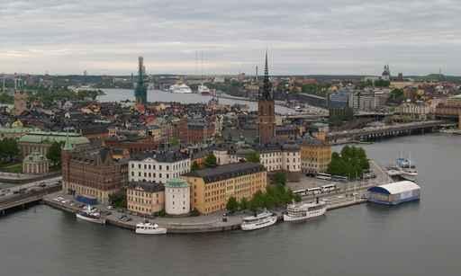 Aerial Stockholm Wall Decal