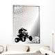 motorsport silver poster background Wall Mural
