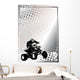 motorsport silver poster background Wall Mural