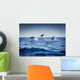 Dolphins Playing In The Ocean Wall Mural