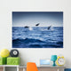 Dolphins Playing In The Ocean Wall Mural