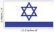 Israeli Flag Wall Mural