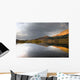 Mountain Reflection In Water, Loch Lobhair, Scotland Wall Mural