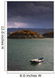 Boat On Loch Sunart, Scotland Wall Mural