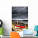 Boat On Shore, Lochaline, Scotland Wall Mural