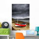 Boat On Shore, Lochaline, Scotland Wall Mural