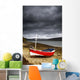 Boat On Shore, Lochaline, Scotland Wall Mural
