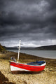 Boat On Shore, Lochaline, Scotland Wall Mural