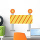 Construction Barrier Flat Wall Decal