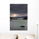 Boat In Water, Loch Sunart, Scotland Wall Mural