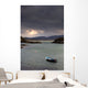 Boat In Water, Loch Sunart, Scotland Wall Mural
