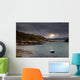 Boat In Water, Loch Sunart, Scotland Wall Mural