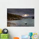 Boat In Water, Loch Sunart, Scotland Wall Mural