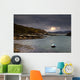 Boat In Water, Loch Sunart, Scotland Wall Mural