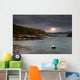 Boat In Water, Loch Sunart, Scotland Wall Mural