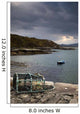 Boat In The Water, Loch Sunart, Scotland Wall Mural