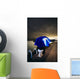 Person With Umbrella In Stormy Skies Wall Mural