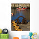 Harbour With Mooring And Fishing Boat Wall Mural