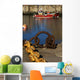 Harbour With Mooring And Fishing Boat Wall Mural