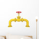 Oil Pipe Hydrant Wall Decal