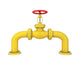 Oil Pipe Hydrant Wall Decal
