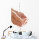 Water In Hands Wall Mural