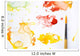 Paint Splatters And Paint Brush Wall Mural