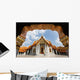 Ancient royal marble buddha temple, Bangkok, Thailand Wall Mural