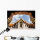 Ancient royal marble buddha temple, Bangkok, Thailand Wall Mural