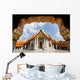 Ancient royal marble buddha temple, Bangkok, Thailand Wall Mural