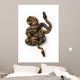 Two Ball Python Snakes Intertwined Wall Mural