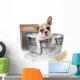 Dog Getting a Bath Wall Decal