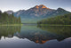 Mountain Reflection, Pyramid Mountain, Jasper, Alberta, Canada Wall Mural