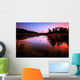 Sunset Over River Wall Mural
