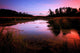 Sunset Over River Wall Mural