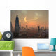 Hot Summer Night in Alien City Wall Mural